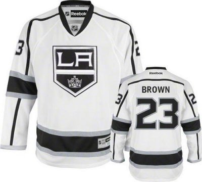 Jerseys Factory Cheap Kings #23 Dustin Brown White Road Embroide