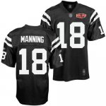 Jerseys Factory Cheap Colts #18 Peyton Manning Black Shadow With