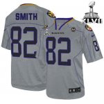 Jerseys Factory Cheap Nike Ravens #82 Torrey Smith Lights Out Gr