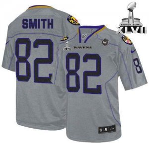 Jerseys Factory Cheap Nike Ravens #82 Torrey Smith Lights Out Gr