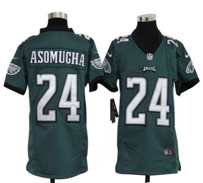 Jerseys Factory Cheap Nike Eagles #24 Nnamdi Asomugha Midnight G