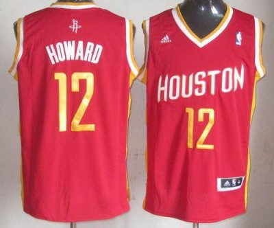 Jerseys Factory Cheap Revolution 30 Rockets #12 Dwight Howard Re