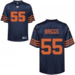 Jerseys Factory Cheap Bears #55 Lance Briggs Blue/Orange 1940s T