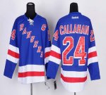 Jerseys Factory Cheap Rangers #24 Ryan Callahan Blue Embroidered