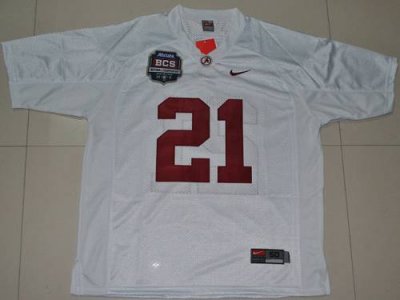 Jerseys Factory Cheap Crimson Tide #21 Dre Kirkpatrick White 201
