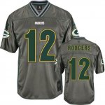 Jerseys Factory Cheap Nike Packers #12 Aaron Rodgers Grey Men's