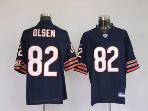 Jerseys Factory Cheap Bears #82 Greg Olsen Blue Stitched NFL Jer