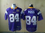 Jerseys Factory Cheap Vikings #84 Randy Moss Purple Team 50TH Pa
