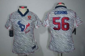 Jerseys Factory Cheap Nike Texans #56 Brian Cushing Zebra With 1