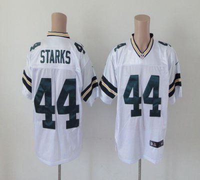 Jerseys Factory Cheap Nike Packers #44 James Starks White Men's