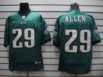 Jerseys Factory Cheap Eagles #29 Nathaniel Allen Green Stitched