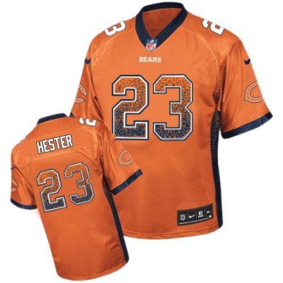 Jerseys Factory Cheap Nike Bears #23 Devin Hester Orange Alterna