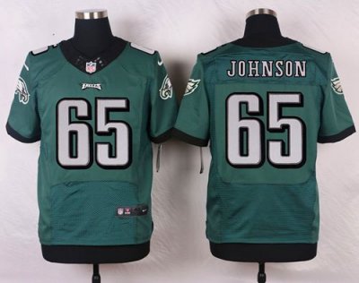 Jerseys Factory Cheap Nike Eagles #65 Lane Johnson Midnight Gree
