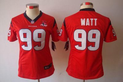 Jerseys Factory Cheap Nike Texans #99 J.J. Watt Red Alternate 10