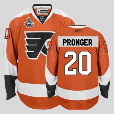 Jerseys Factory Cheap Flyers #20 Chris Pronger Embroidered Orang