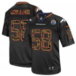 Jerseys Factory Cheap Nike Broncos #58 Von Miller Black With Hal