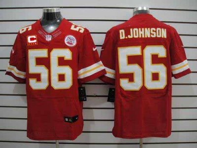 Jerseys Factory Cheap Nike Chiefs #56 Derrick Johnson Red Team C