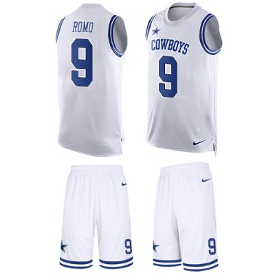 Jerseys Factory Cheap Nike Cowboys #9 Tony Romo White Men's Stit