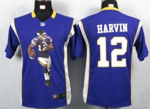 Jerseys Factory Cheap Nike Vikings #12 Percy Harvin Purple Team