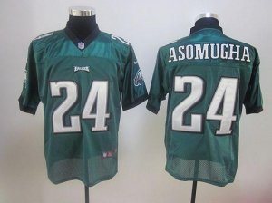 Jerseys Factory Cheap Nike Eagles #24 Nnamdi Asomugha Green Stit