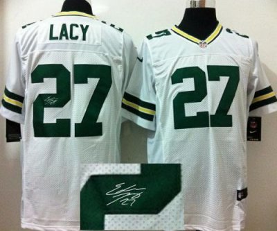 Jerseys Factory Cheap Nike Packers #27 Eddie Lacy White Men's St