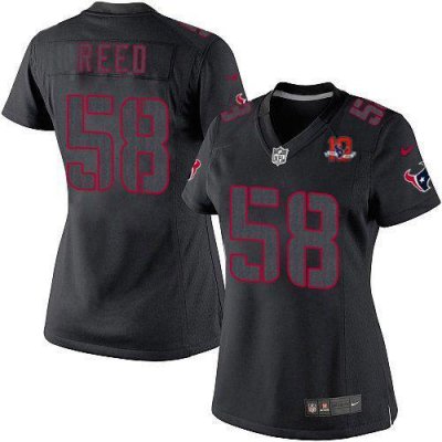 Jerseys Factory Cheap Nike Texans #58 Brooks Reed Black Impact W