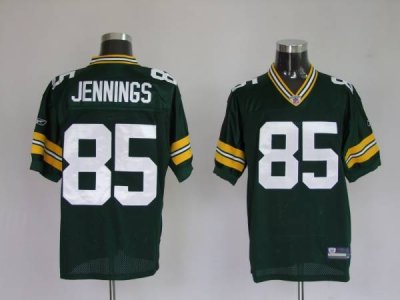 Jerseys Factory Cheap Packers #85 Greg Jennings Green Embroidere