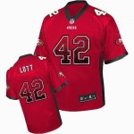 Jerseys Factory Cheap Nike 49ers #42 Ronnie Lott Red Team Color