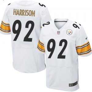 Jerseys Factory Cheap Nike Steelers #92 James Harrison White Men