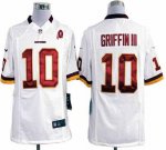 Jerseys Factory Cheap Nike Redskins #10 Robert Griffin III White