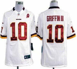 Jerseys Factory Cheap Nike Redskins #10 Robert Griffin III White