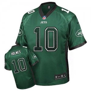 Jerseys Factory Cheap Nike Jets #10 Santonio Holmes Green Team C