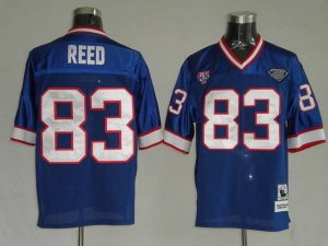 Jerseys Factory Cheap Mitchell & Ness Bills #83 Andre Reed Blue