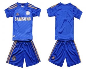 Jerseys Factory Cheap Chelsea Blank 2012/2013 Blue Home Kid Socc
