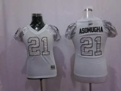 Jerseys Factory Cheap Raiders #21 Nnamdi Asomugha White Women's
