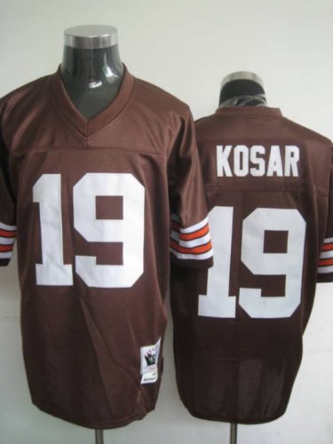 Jerseys Factory Cheap Mitchell & Ness Browns #19 Bernie Kosar Br