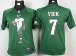 Jerseys Factory Cheap Nike Eagles #7 Michael Vick Midnight Green