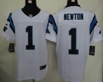 Jerseys Factory Cheap Nike Panthers #1 Cam Newton White Men's St