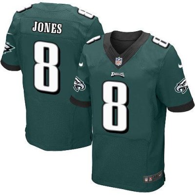 Jerseys Factory Cheap Nike Eagles #8 Donnie Jones Midnight Green