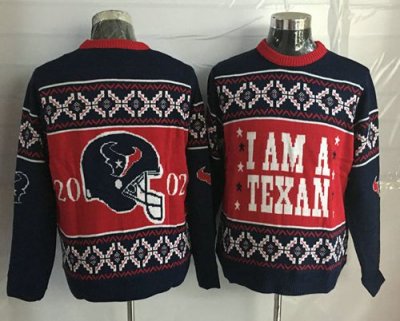 Jerseys Factory Cheap Nike Texans Men's Ugly Sweater