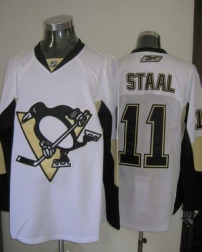 Jerseys Factory Cheap Penguins #11 Jordan Staal Embroidered Whit
