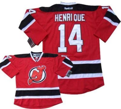 Jerseys Factory Cheap Devils #14 Adam Henrique Red Embroidered N