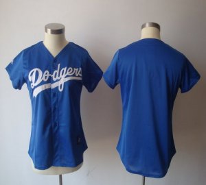 Jerseys Factory Cheap Dodgers Blank Blue Women's Fashion Embroid