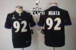 Jerseys Factory Cheap Nike Ravens #92 Haloti Ngata Black Alterna