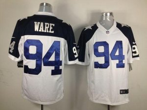 Jerseys Factory Cheap Nike Cowboys #94 DeMarcus Ware White Thank