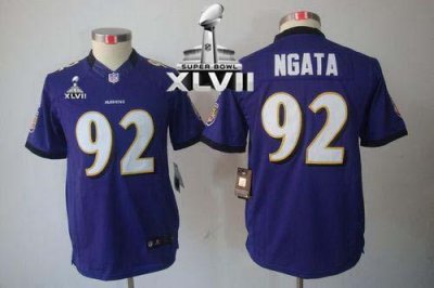 Jerseys Factory Cheap Nike Ravens #92 Haloti Ngata Purple Team C