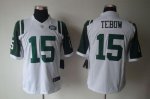 Jerseys Factory Cheap Nike Jets #15 Tim Tebow White Men's Embroi