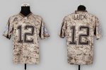 Jerseys Factory Cheap Nike Colts #12 Andrew Luck Camo USMC Men's