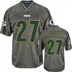 Jerseys Factory Cheap Nike Packers #27 Eddie Lacy Grey Men's Sti