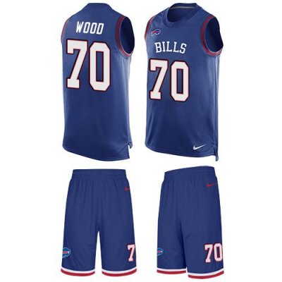 Jerseys Factory Cheap Nike Bills #70 Eric Wood Royal Blue Team C